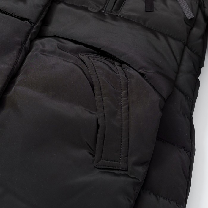 Куртка для девочки "Зима", рост 140-146 см, цвет чёрный