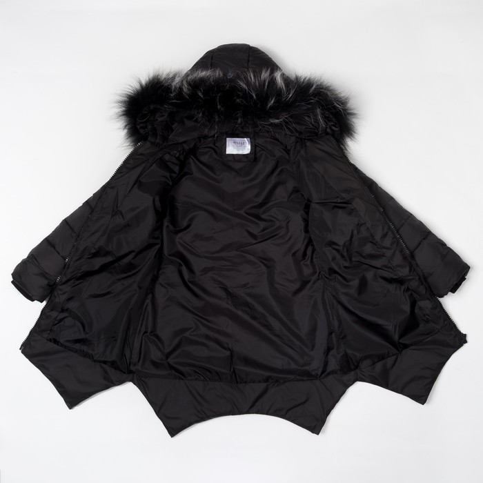 Куртка для девочки "Милашка", рост 140-146 см, цвет чёрный