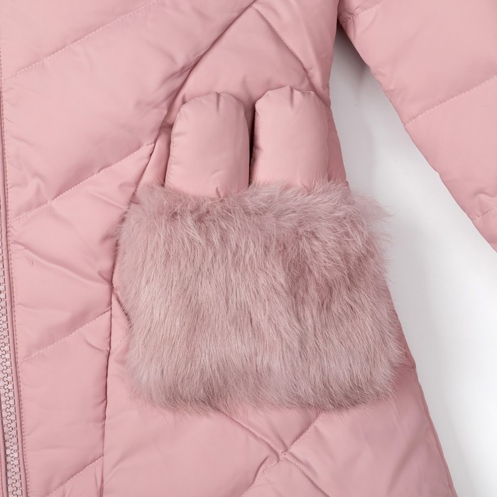 Куртка для девочки "Милашка", рост 122-128 см, цвет розовый