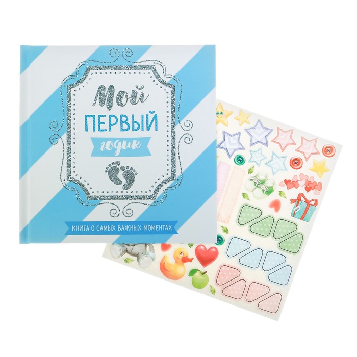 Первая книга малыша "Мой первый годик"