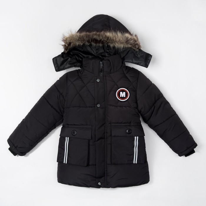 Куртка для мальчика "М", рост 140-146 см, цвет чёрный
