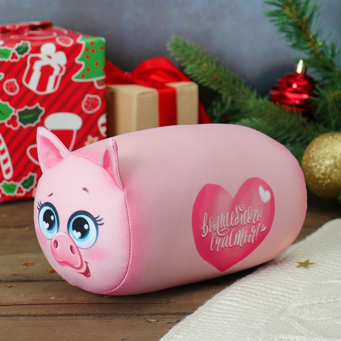 Мягкая игрушка-антистресс валик "Волшебного счастья"