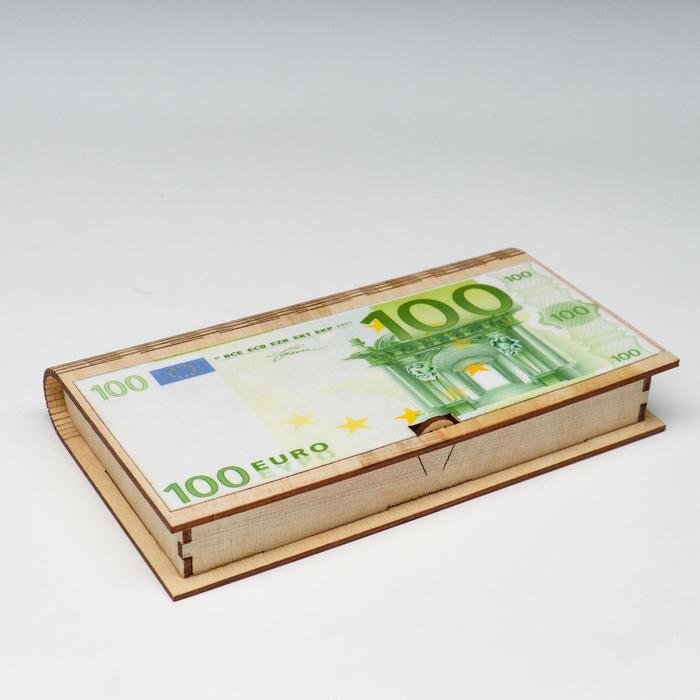 Купюрница "100 Евро", 17х9,5х2 см
