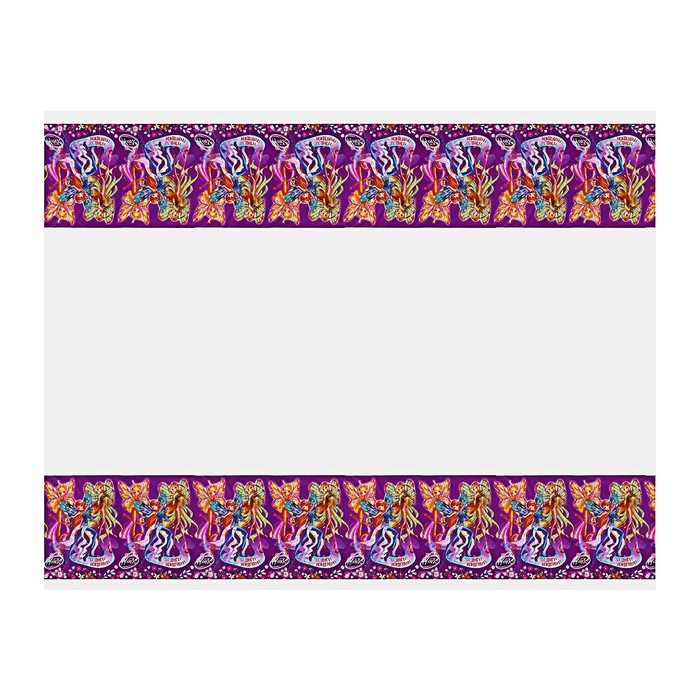 Скатерть "С днем рождения", феи ВИНКС, 180*130см