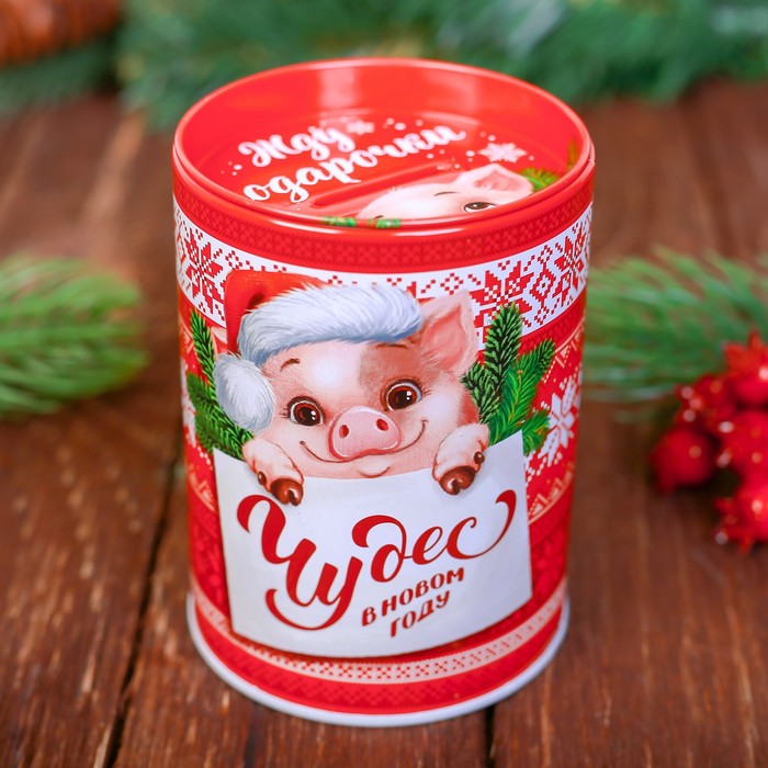 Набор "Чудес в Новом году", копилка, стакан 300 мл