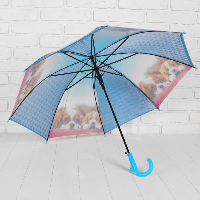 Зонт детский 3Д "Собачки"