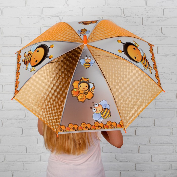 Зонт детский 3Д "Пчелки"