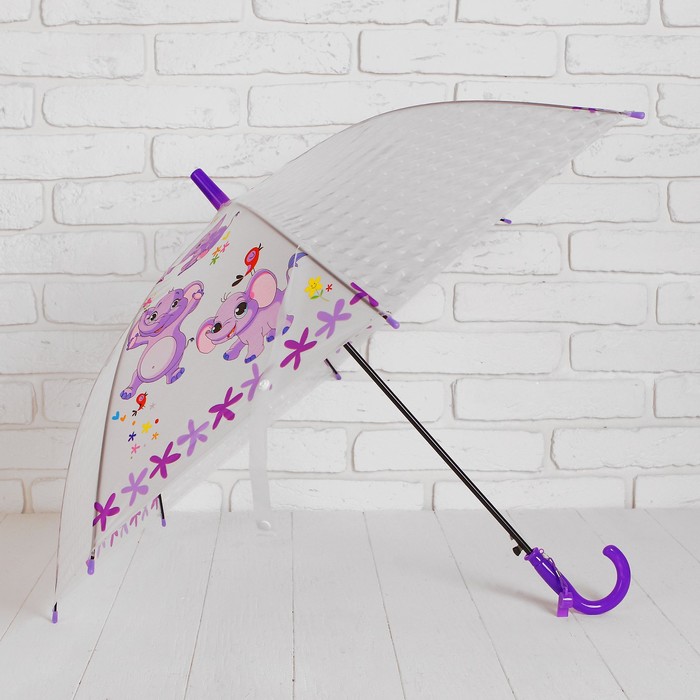 Зонт детский 3Д "Слонята"