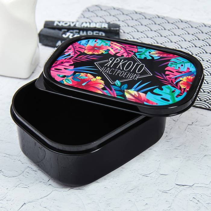 Ланч-бокс прямоугольный, 500 мл, "Тропики"