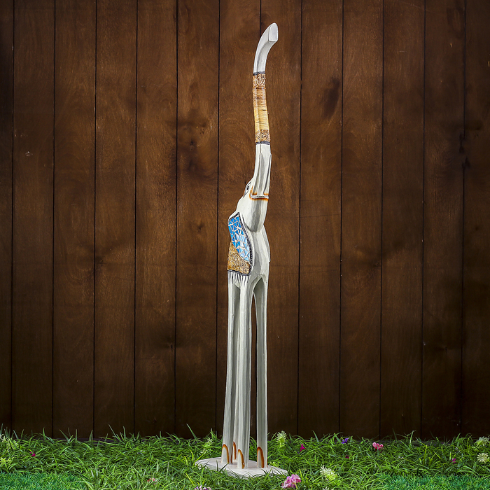 Сувенир дерево "Слон светлый" 18х11х100 см