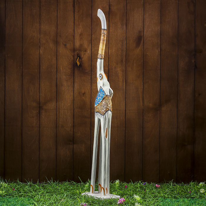 Сувенир дерево "Слон светлый" 18х11х100 см