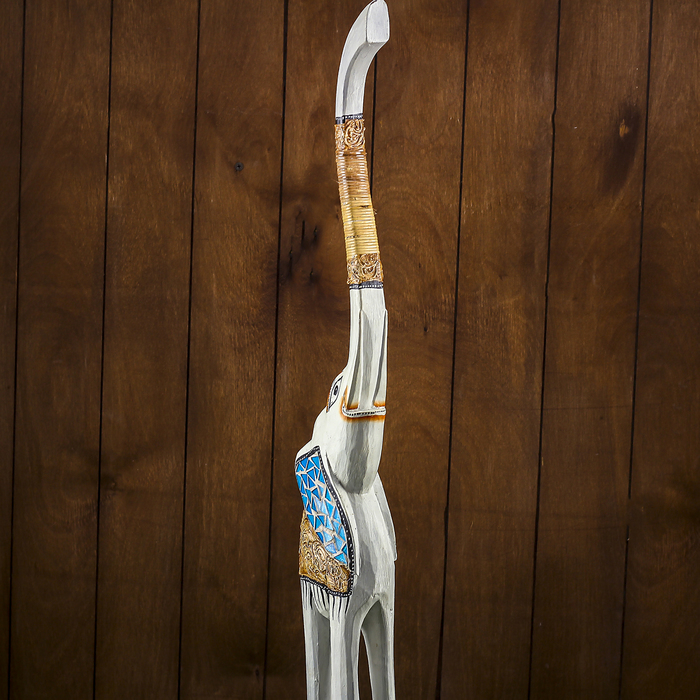 Сувенир дерево "Слон светлый" 18х11х100 см