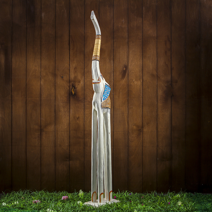 Сувенир дерево "Слон светлый" 20х12х120 см