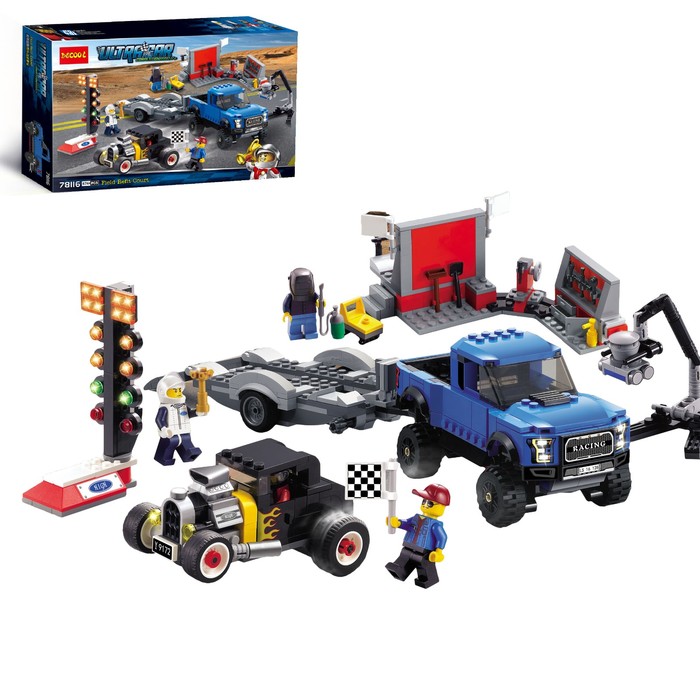 Конструктор «Гонки в пустыне», 674 детали