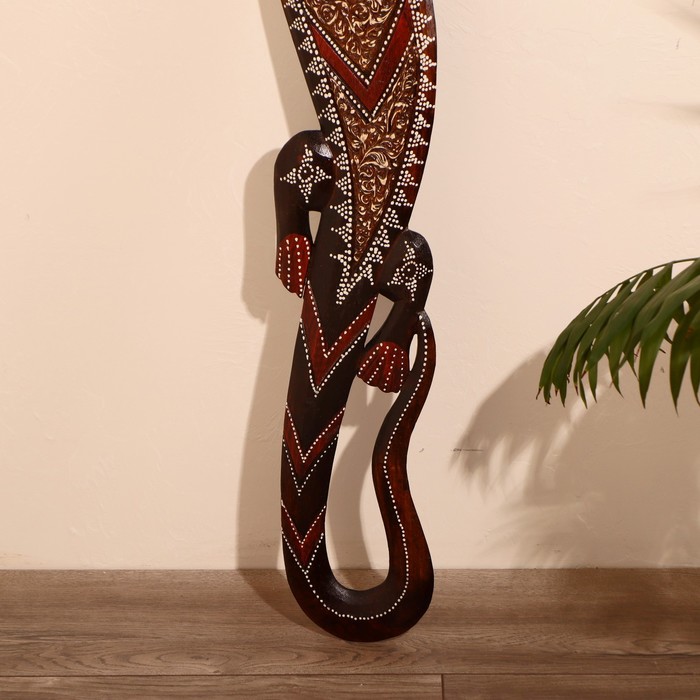 Панно настенное "Геккон узоры" 14х1х100 см