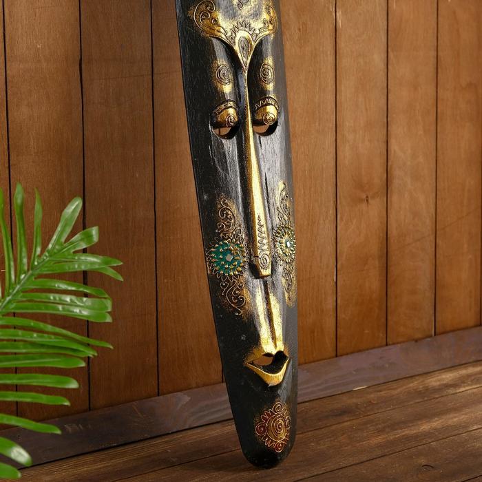 Маска дерево "Золотой слон" 3х17х100 см