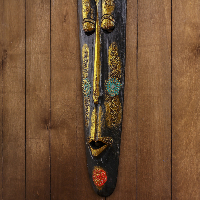 Маска дерево "Золотой слон" 3х17х100 см