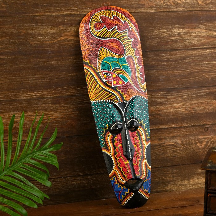 Маска дерево "Абориген рыбка" 3х12х50 см