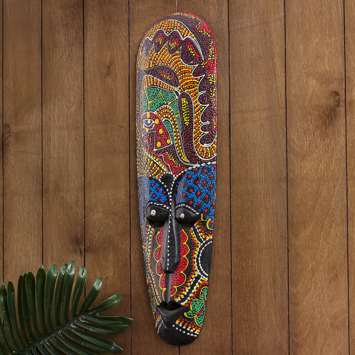 Маска дерево "Абориген рыбка" 3х12х50 см