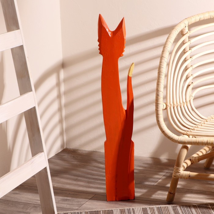 Сувенир дерево "Кошка милаха" 14х6х80 см