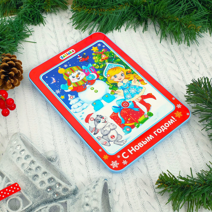 Планшет «Снеговичок», звуковые эффекты, работает от батареек