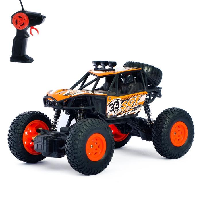 Джип радиоуправляемый "Кросс", МИКС, работает от батареек