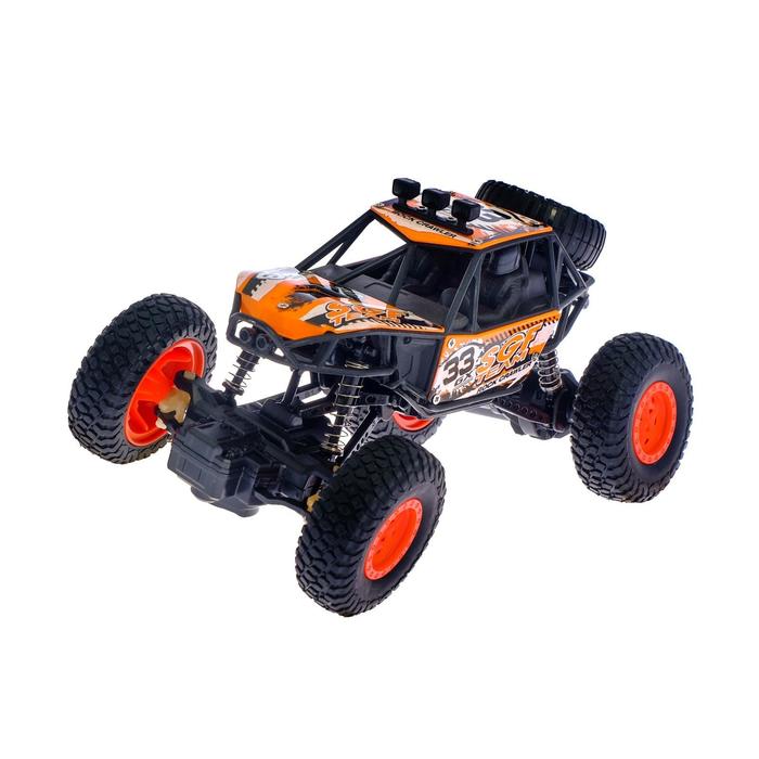 Джип радиоуправляемый "Кросс", МИКС, работает от батареек