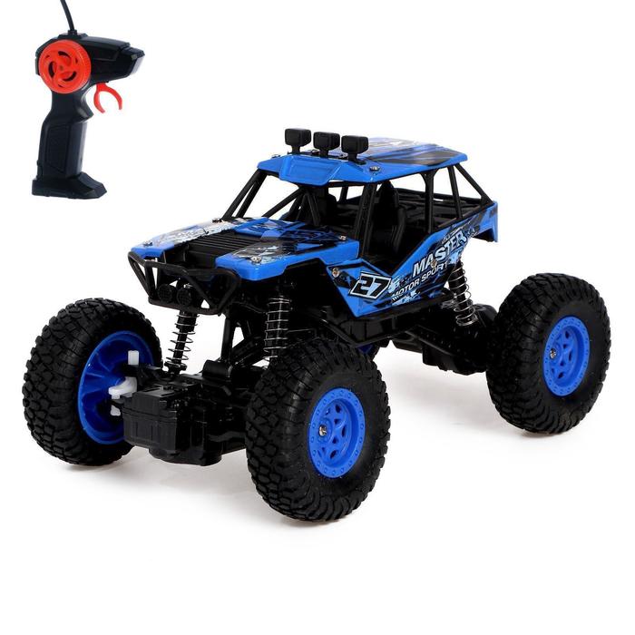 Джип радиоуправляемый "Кросс", МИКС, работает от батареек