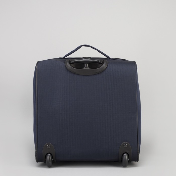 Пилот кейс 16", отдел на молнии, наружный карман, цвет чёрно-синий