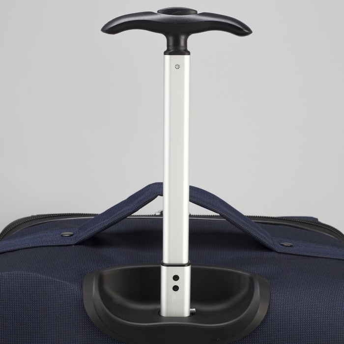 Пилот кейс 16", отдел на молнии, наружный карман, цвет чёрно-синий