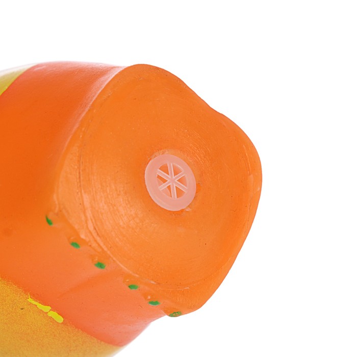 Игрушка резиновая пищащая "Бегемото-мяч", 10 см, микс цветов