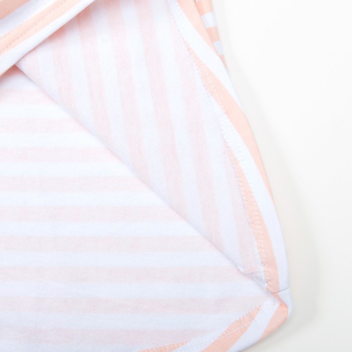 Платье для девочки, рост 116 см, цвет персик (полоска) ОП-106РПЛ