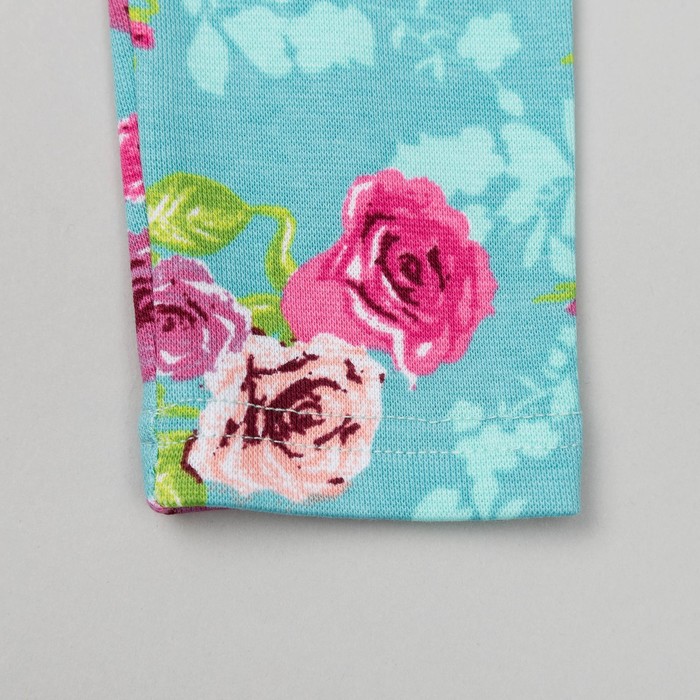 Брюки для девочки ЦВЕТЫ, рост 104 см, цвет розовый ОЛ-101ЦФК