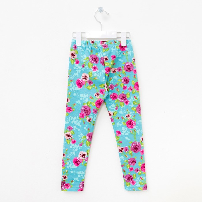 Брюки для девочки ЦВЕТЫ, рост 116 см, цвет розовый ОЛ-101ЦФК