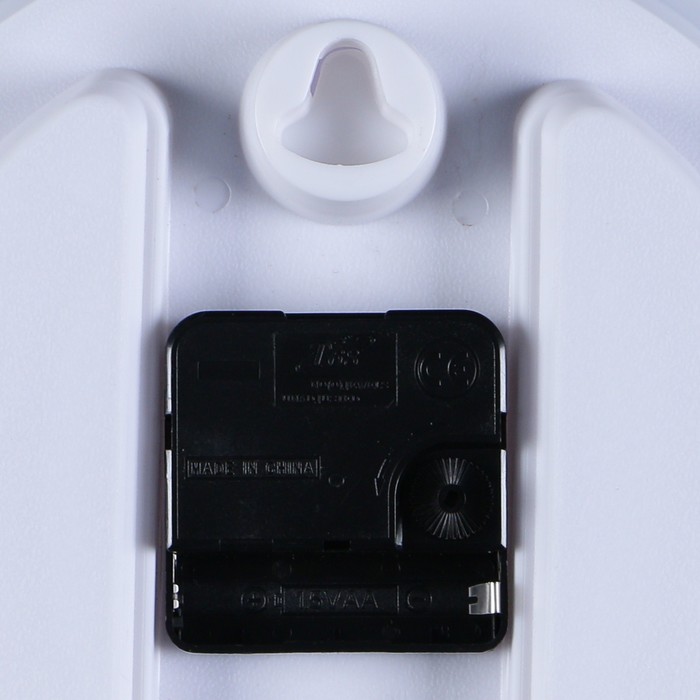 Часы настенные круг, рама под камень, 26*26*3