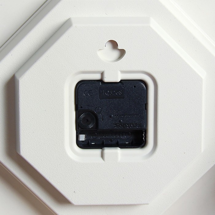 Часы настенные квадрат, рама с цветами, 25*25*3