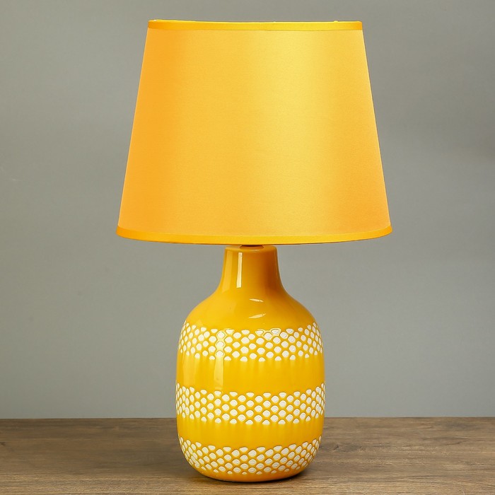 Лампа настольная "Малика" медовый 1х40W Е14 42х25х25 см