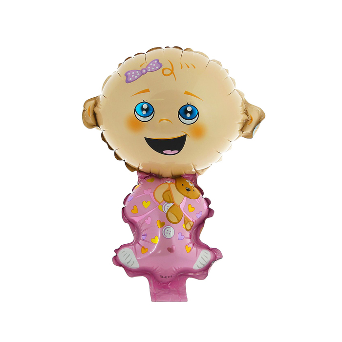 Шар фольгированный 10" "Голубоглазая малышка"