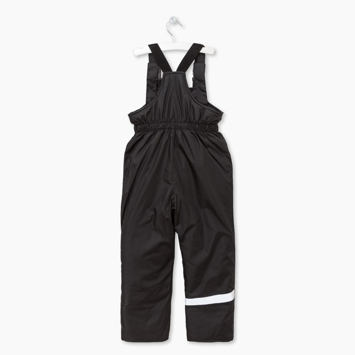 Полукомбинезон зимний для мальчика, рост 104 см, цвет чёрный