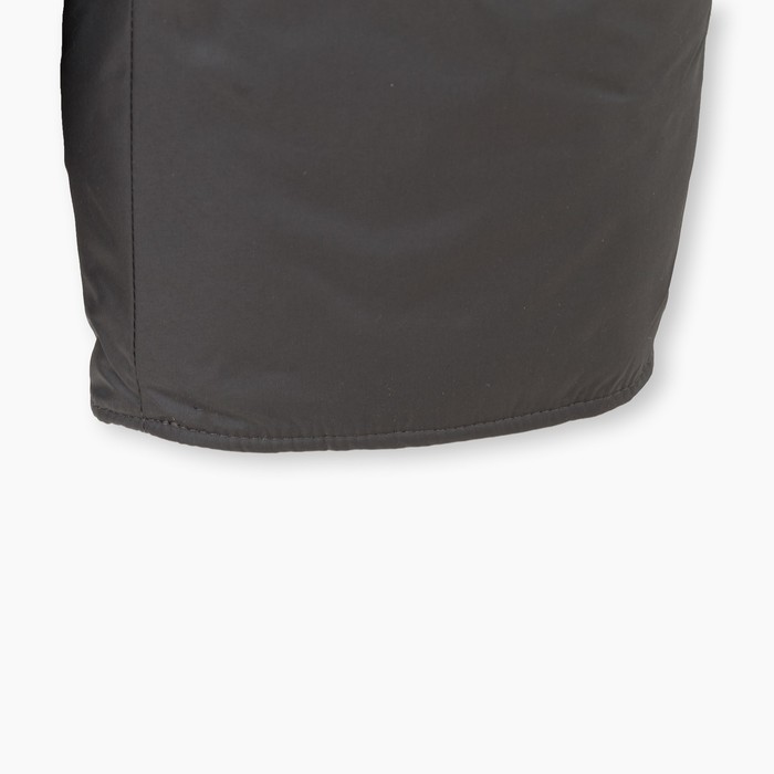 Полукомбинезон зимний для мальчика, рост 140 см, цвет тёмно-серый