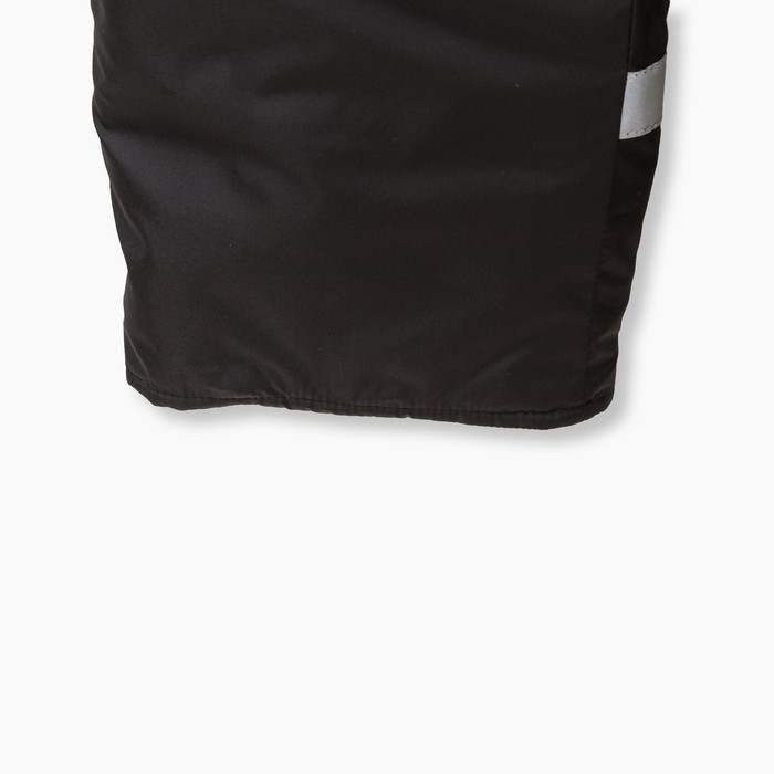 Полукомбинезон зимний для мальчика, рост 152 см, цвет чёрный