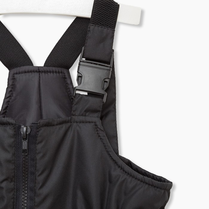 Полукомбинезон зимний для мальчика, рост 158 см, цвет чёрный