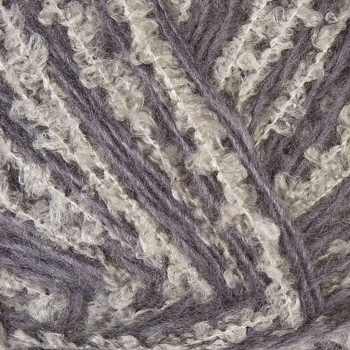 Пряжа "Букле" 40% акрил, 50% букле, 10% шерсть% 280м/100гр (Сталь)