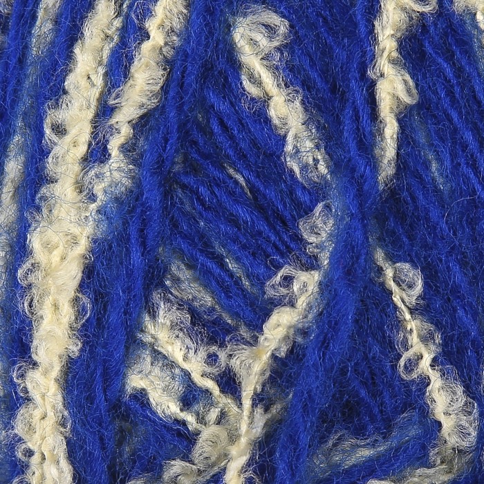 Пряжа "Букле" 40% акрил, 50% букле, 10% шерсть% 280м/100гр (Василек)