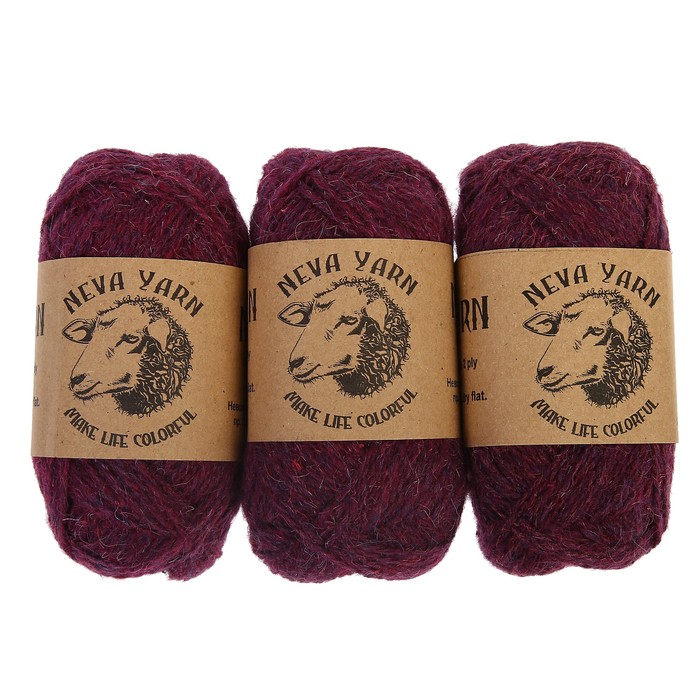 Набор для вязания: Шапочка BEANIE 3006 (бордовый)