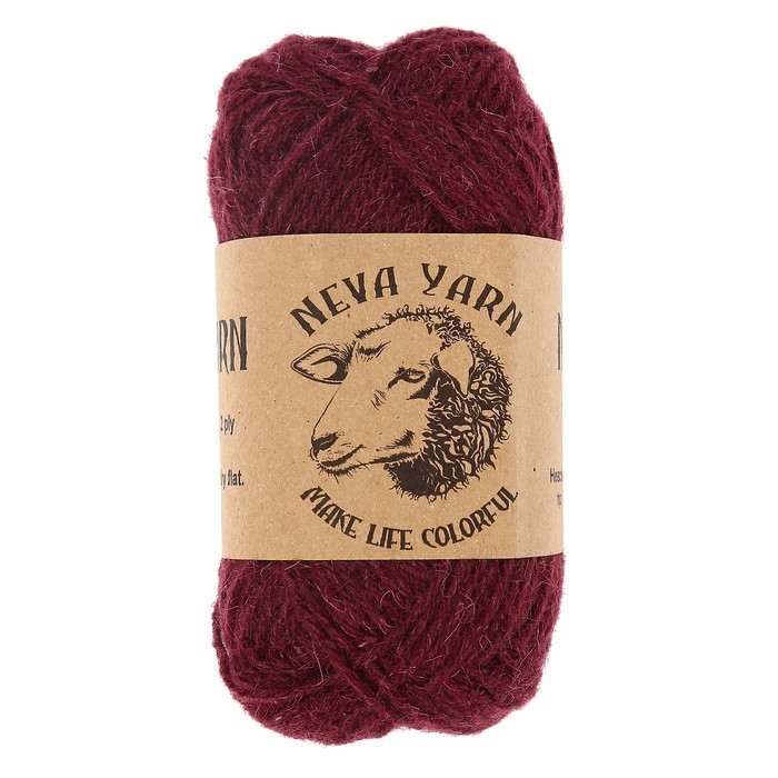 Набор для вязания: Тёплые домашние носочки 3062 (бордовый)