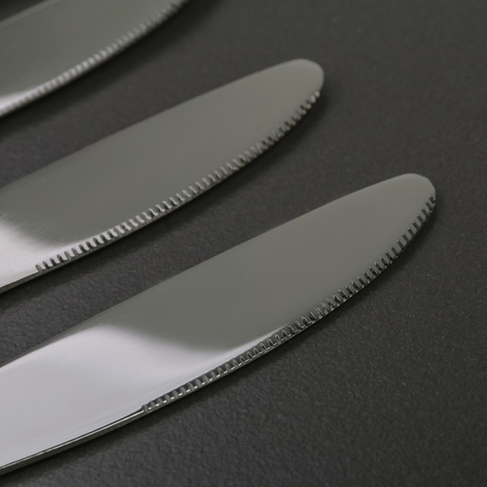 Набор ножей столовых 21 см "Кросс", 6 шт