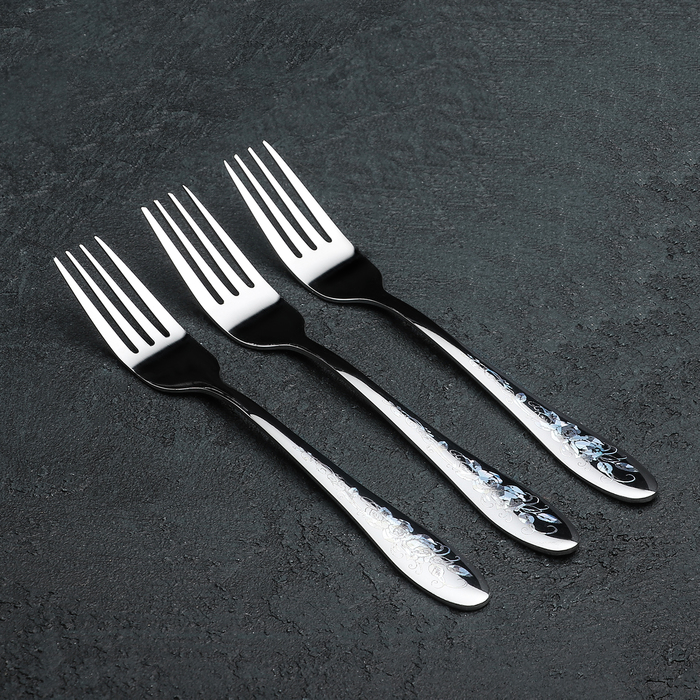 Набор вилок 20,5х2,5 см "Неон", 3 шт