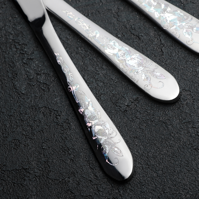 Набор столовых ножей 22,4х2 см "Неон", 3 шт