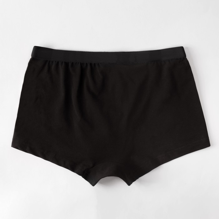 Трусы мужские KAFTAN "Настоящий мужик", р-р 46, черн., хл. 95%; эл. 5%